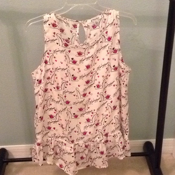 Disney Parks Tops - Disney Minnie Mouse Blouse 2 pc size woman's Large